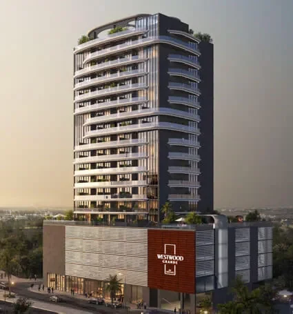 Westwood Grande 1 by Imtiaz - JVC — Westwood grande by imtiaz project front elevation